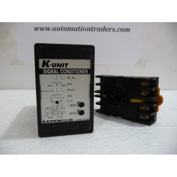 K-Unit Signal Conditioner, KVS-OA-C, M-System, Japan  (14 Days Warrenty on Entire Stock)